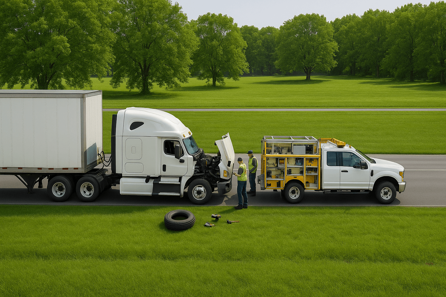 Truck repair service